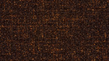 Yapay zeka ve veri madenciliği kavramı. Animasyon. Devre kartı tasarımı ile modern bilgisayar teknolojilerinin derin öğrenimi, kusursuz döngü.