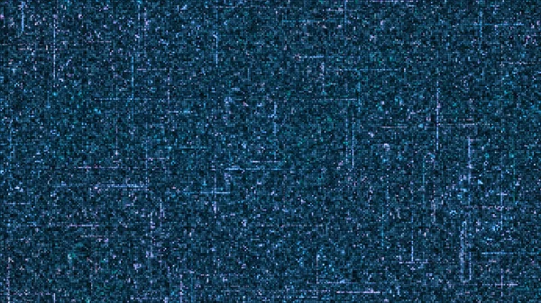 Baggrund fra pixelkort med bevægelige linjer. Animation. Kort inde computersystem med skematisk bevægelige linjer. Pixel kort med skematiske linjer - Stock-foto