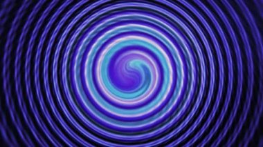 Bulanık merkezli renkli spiral. Hareket. Yanardöner merkezli hipnotize edici spiral. Bulanık merkezli rahatlatıcı renk sarmalı