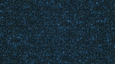 Parlak koyu arkaplan. Animasyon. Piksel arka planında parlak lekeler olan güzel bir arka plan. Gürültü ve parlayan parçacıkların arkaplanı yavaş hareket ediyor