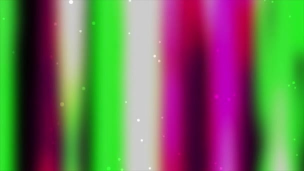 Abstrait mur de lumière chatoyant déconcentré dans des tons verts, boucle transparente. Motion. Visualisation de l'aura extraterrestre. — Video