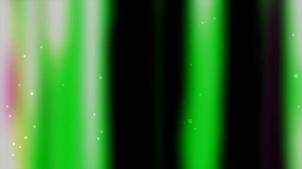 Abstrakt avfokuserad skimrande vägg av ljus i gröna toner, sömlös loop. Rörelse. Visualisering av den utomjordiska auran. — Stockfoto