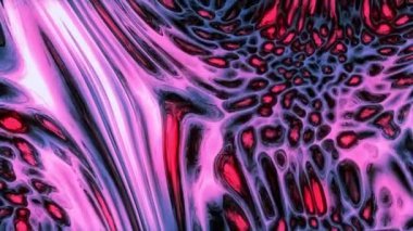 Üç boyutlu çok renkli sıvı hareket eder ve parıldar. Hareket. Kalın sıvı hareket eder ve renklerle parıldar. Renkli yanardöner ve benekli plazma sıvısı