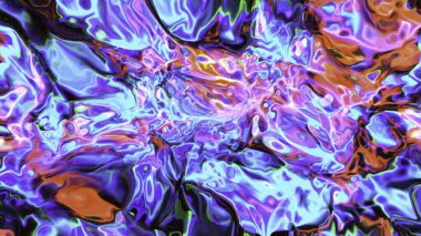 Akışkan soyut desen renkli psikedelik sıvı doku oluşturur