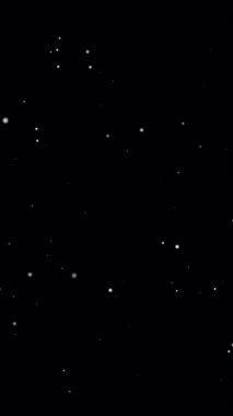 Siyah arkaplanda yavaşça yüzen parlak parçacıklar