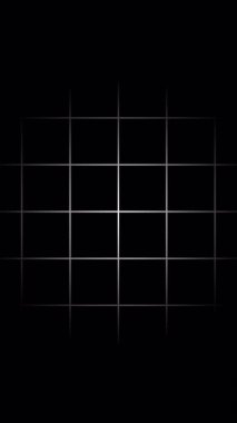 Siyah arkaplan canlandırmasında ızgara genişletiliyor