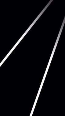 Beyaz köşegen çizgileri siyah arkaplan üzerinde sorunsuzca kayıyor