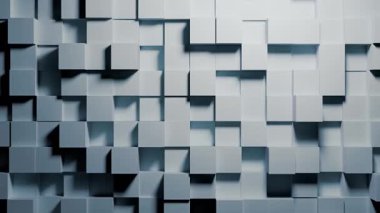 Modüler Küp Duvarı Derinlerde Değişti, Mimari İnceleme Alternatif Rahatlatıcı Bloklarla Tesselleştirilmiş Yüzü İnceledi,