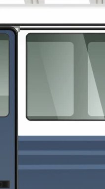 Trenin penceresinden el sallayan üniformalı çocuk sırt çantası görünür, genç gülüşü ve camda yansıması var. Medya