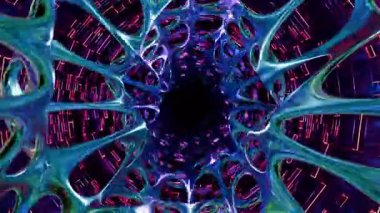 Yanardöner Organik Ağ Sinir Tüneli Biyoteknolojik Portal Oluşturucuları İçten Parlak Borular Membrane