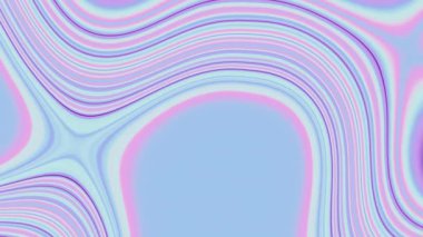 Pastel Mermer Çizgiler Yumuşak Mavi ve Pembe Şeritler Parlak Kenarlı Dalgalanıyor, Organik Konturlar