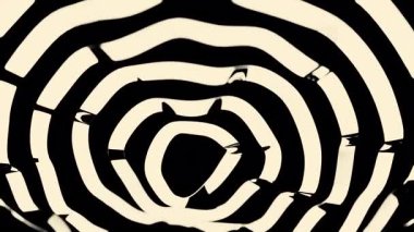 Çatlamış Konsantrik Halkalar Yırtık Kenarlı Dalgalar Yüksek Kontrastlı Drama ve Çiğ Kavrulmuş Doku Anımsatma. Tasarım