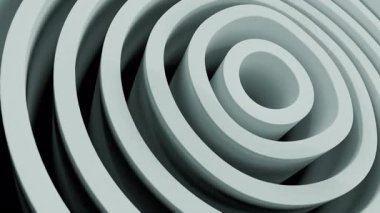 Yumuşak gri yüzükler kibrit yüzeyli yumuşak katmanlı kabartma ve sükunet yaratan nazik bir gölge yaratıyor. Tasarım