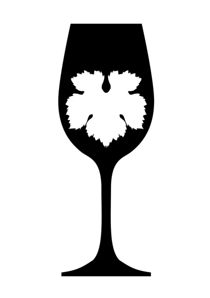 Un verre de vin — Image vectorielle