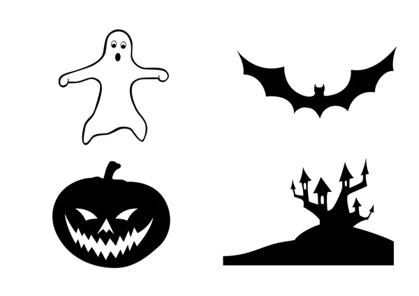 Ein Halloween-Set — Stockvektor