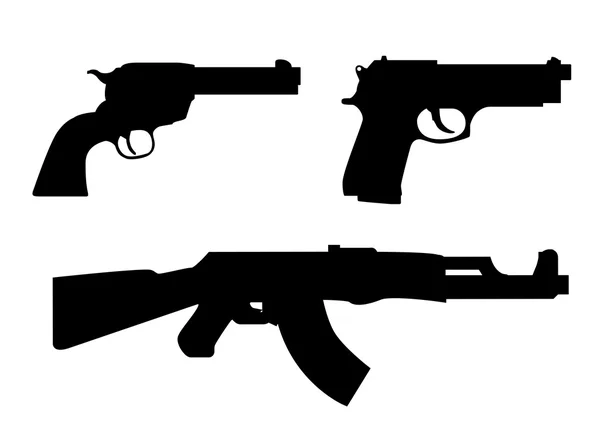 Ensemble d'armes — Image vectorielle