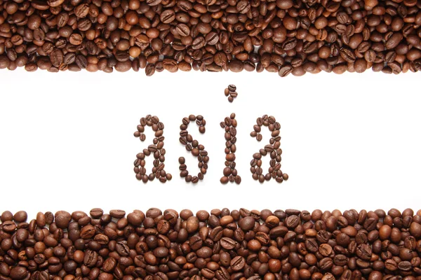 A coffee alphabet — Stock Photo, Image