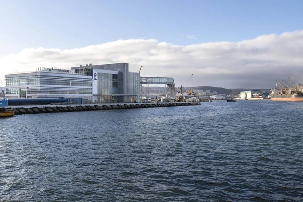 Gdynia Voivodia Pomerânia Polônia Janeiro 2020 Edifícios Administrativos Portuários Europa — Fotografia de Stock