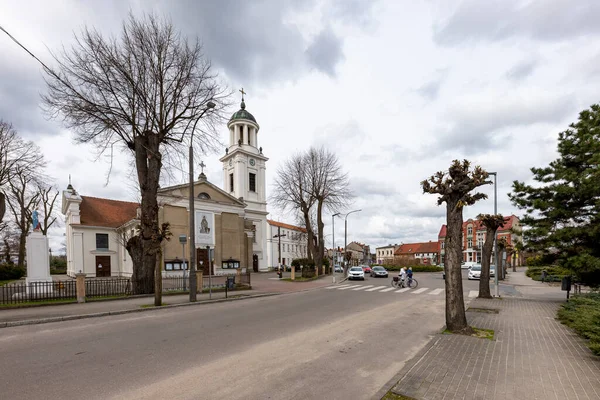 Janowiec Wlkp Kujawien Pommern Polen April 2021 Katholischer Tempel Einer — Stockfoto