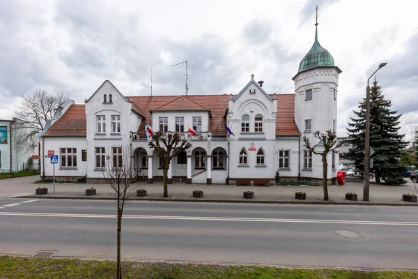 Janowiec Wkp Kuybird Pomeranian Voivodeship Poland April 2021 Town Hall — 스톡 사진
