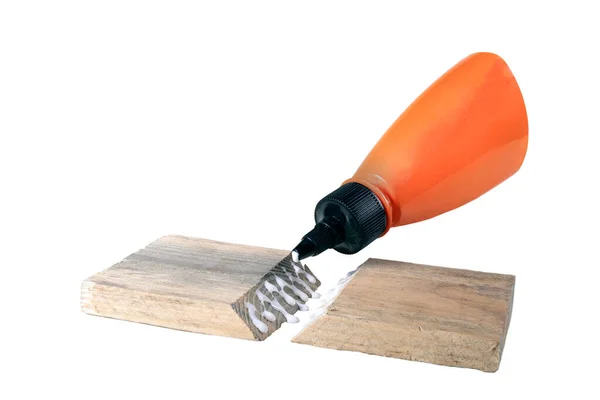 Pegado Madera Con Pegamento Carpintería Trabajos Carpintería Realizados Taller Fondo —  Fotos de Stock