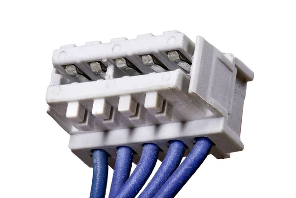 Cubo Eléctrico Plástico Para Conectar Cables Accesorios Eléctricos Utilizados Industria — Foto de Stock