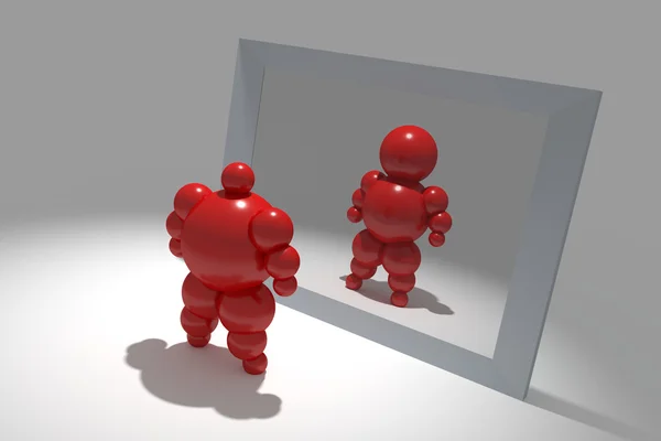 3D abstract "Ballman" character — Stock Photo, Image