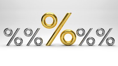 3D altın yüzde