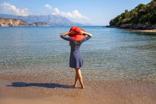 Στηργμένος όμορφη γυναίκα — Φωτογραφία Αρχείου