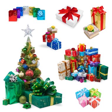 Noel hediyeler toplama