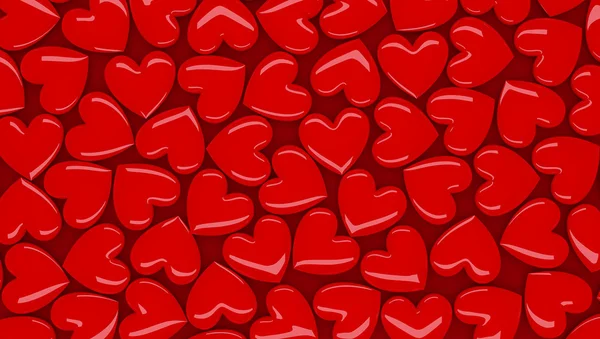 3d corazones fondo — Foto de Stock