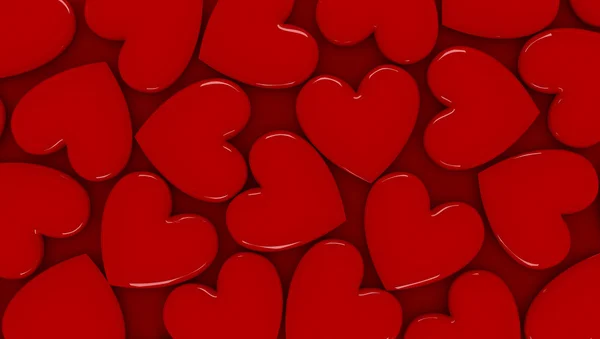 3D  hearts background — Stock Photo, Image