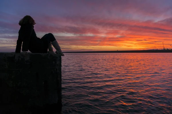 Peaceful sunset — Stock Photo, Image