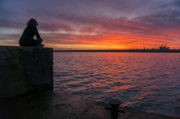 Peaceful sunset — Stock Photo, Image