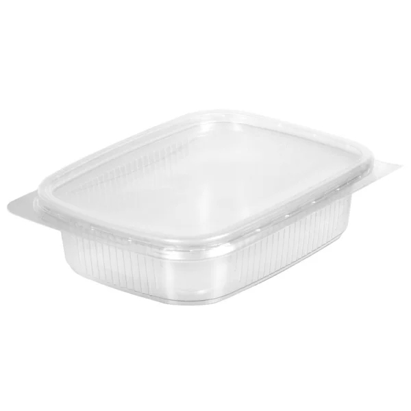 Boîte Transparente Plastique Réutilisable Pour Plats Emporter Pique Nique Salade — Photo