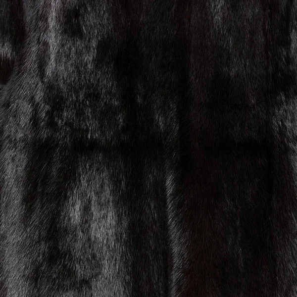 Dark Fur Fur Coat Shiny Expensive Pattern Textured Hairs — Stock Photo, Image