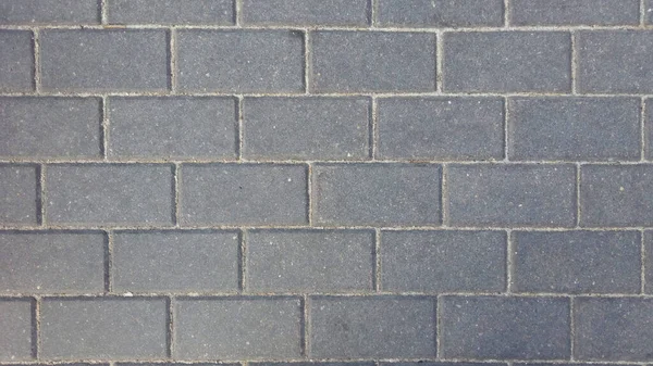 Azulejo Gris Rectangular Piedra Pavimentada Camino Ciudad —  Fotos de Stock