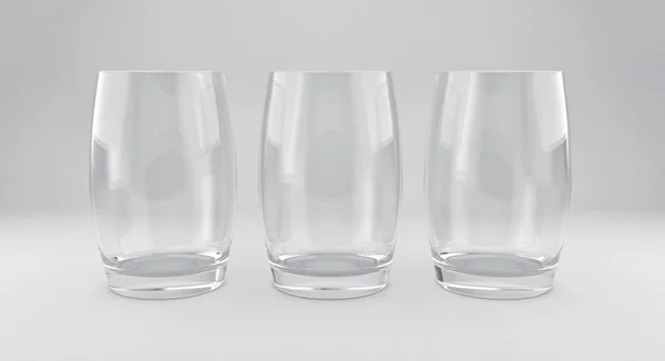 3D απεικόνιση ποτηριών — Φωτογραφία Αρχείου