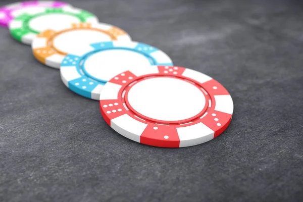 Poker Chips — Stockfoto