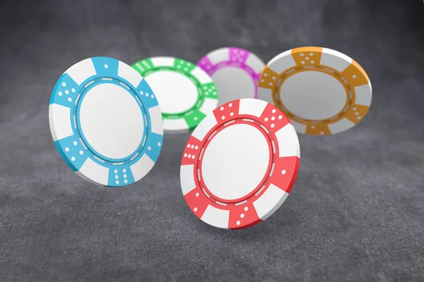 Poker Chips — Stockfoto