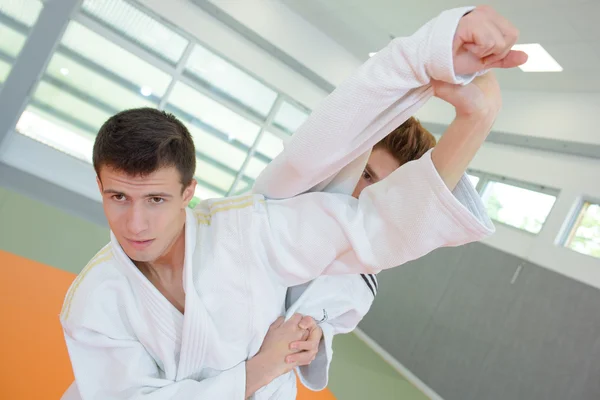 Martial arts en man — Stockfoto