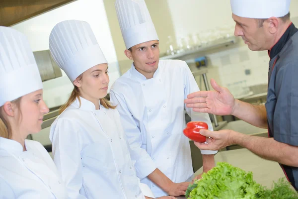 Kulinarische Klasse und Mensch — Stockfoto