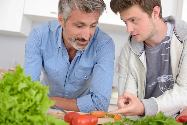 Über die Zutaten und zwei — Stockfoto