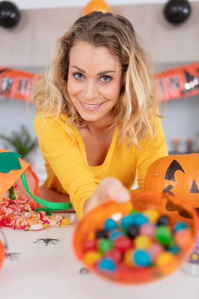 Doce Halloween Nunca Demais — Fotografia de Stock