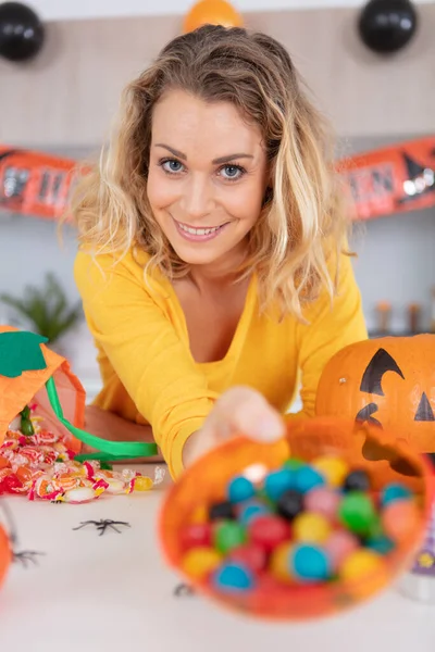 Halloween Bonbons Sind Nie Viel — Stockfoto