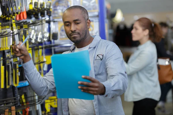 Hardware Store Salesman Worker — Stock Photo, Image