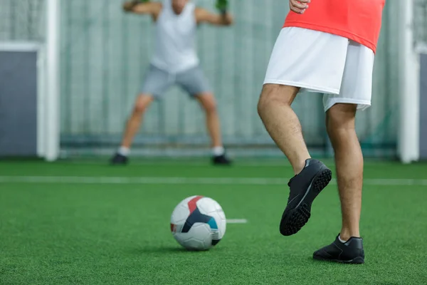 Portrét Fotbalového Futsalového Tréninku — Stock fotografie