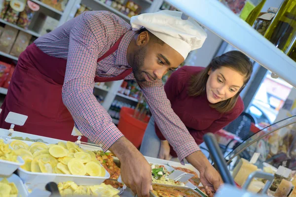 Comerciante Pastelería Mujer — Foto de Stock