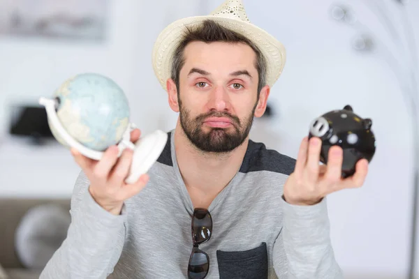 Male Traveller Does Know — Stock Photo, Image