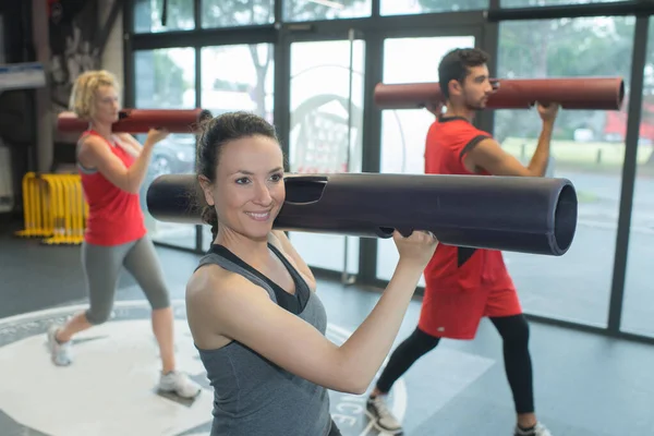 Femmes Faisant Des Exercices Classe Gym — Photo